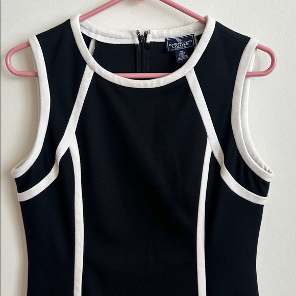 American Living Black Dress with White Trim - Picture 2 of 6